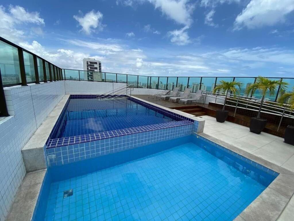 Sm 504 - Excelente Flat Funcional Padrao Beach Class Recife Exteriör bild